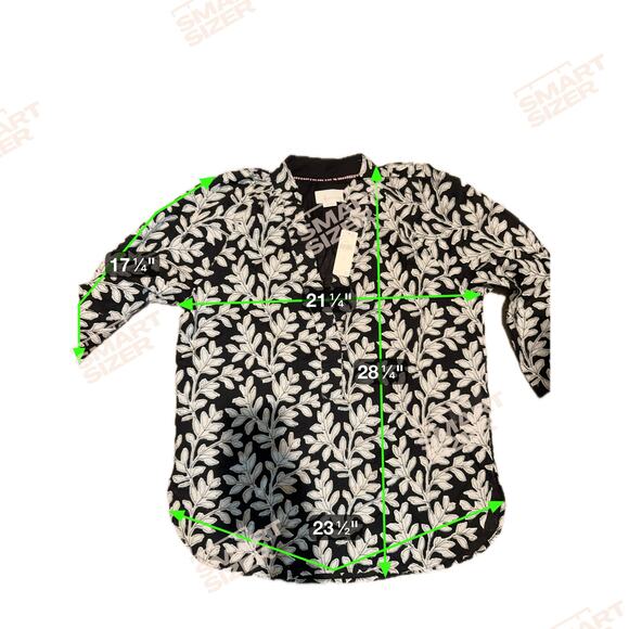 Anthropologie Oversized Tunic Top 100% Cotton S NWT - Picture 2 of 8